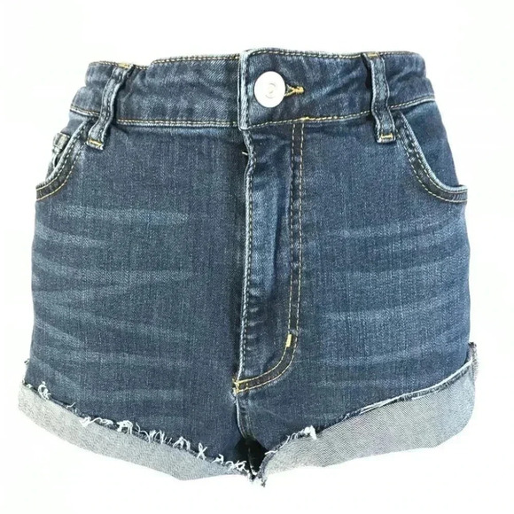 🌟BDG  denim cut off shorts high rise - Picture 1 of 10
